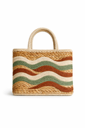 JIJOCA Straw Tote Beach Bag